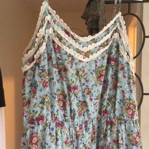 Floral eyelet dress